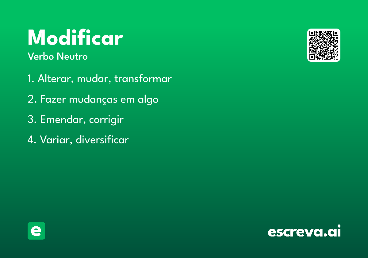 modificar
