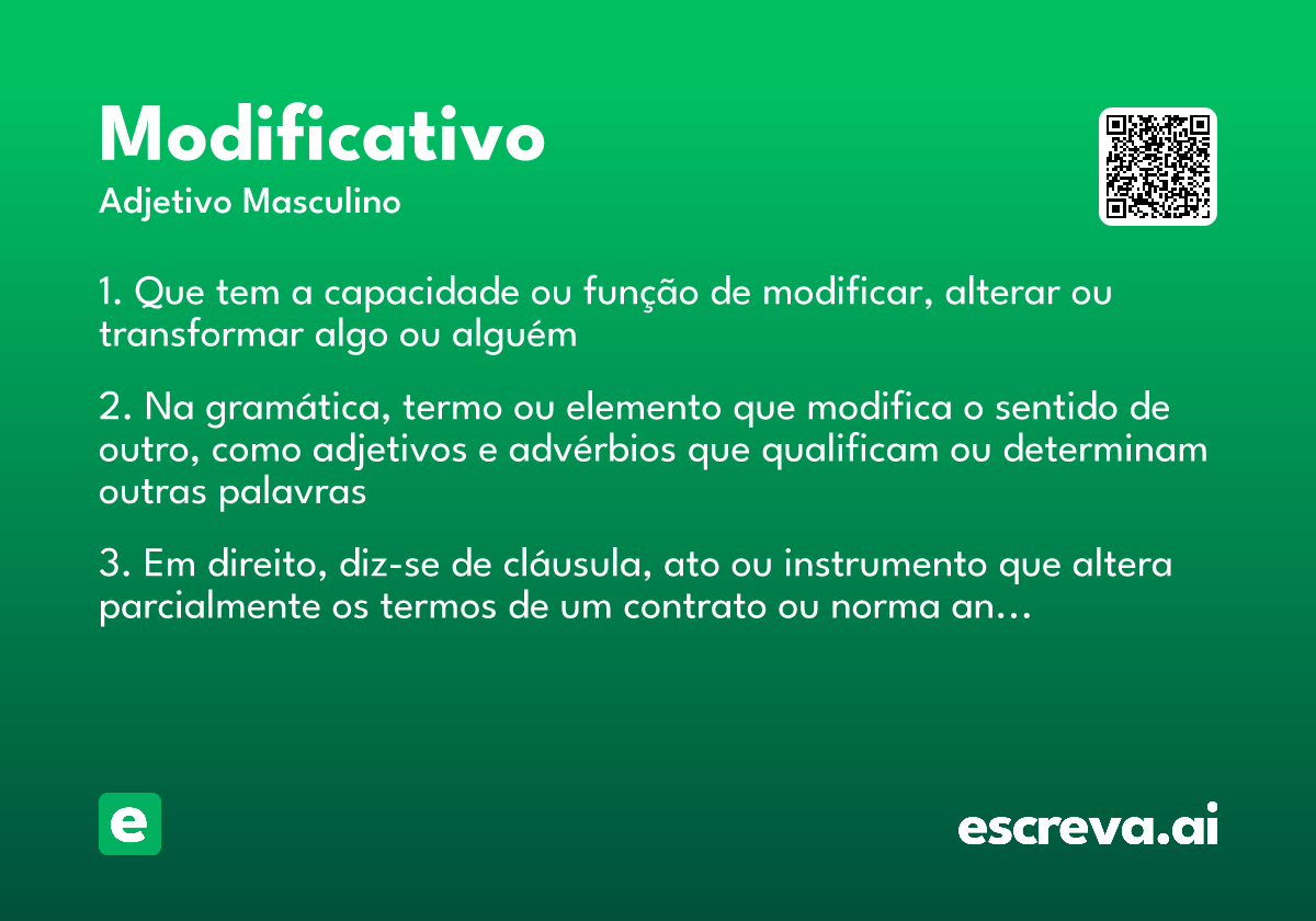 modificativo