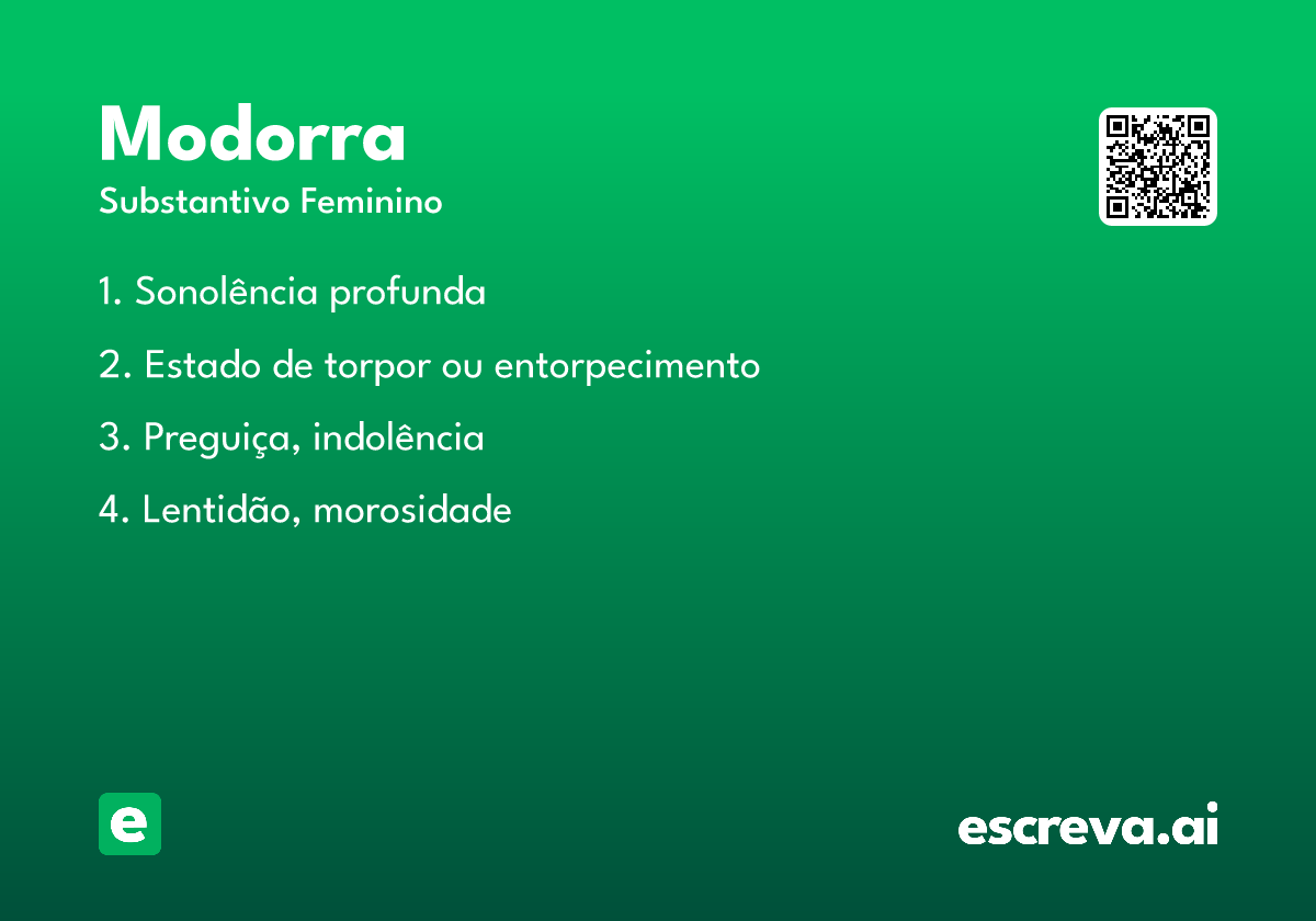modorra