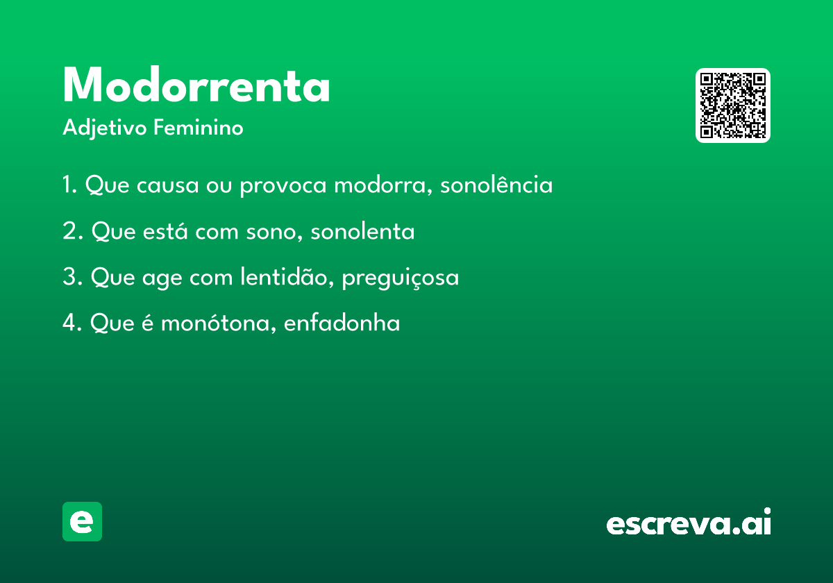 modorrenta