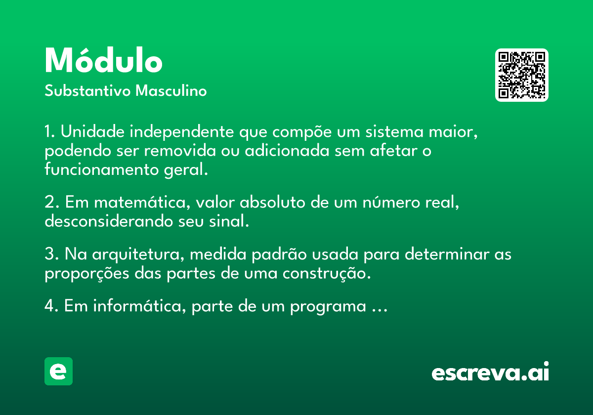 módulo