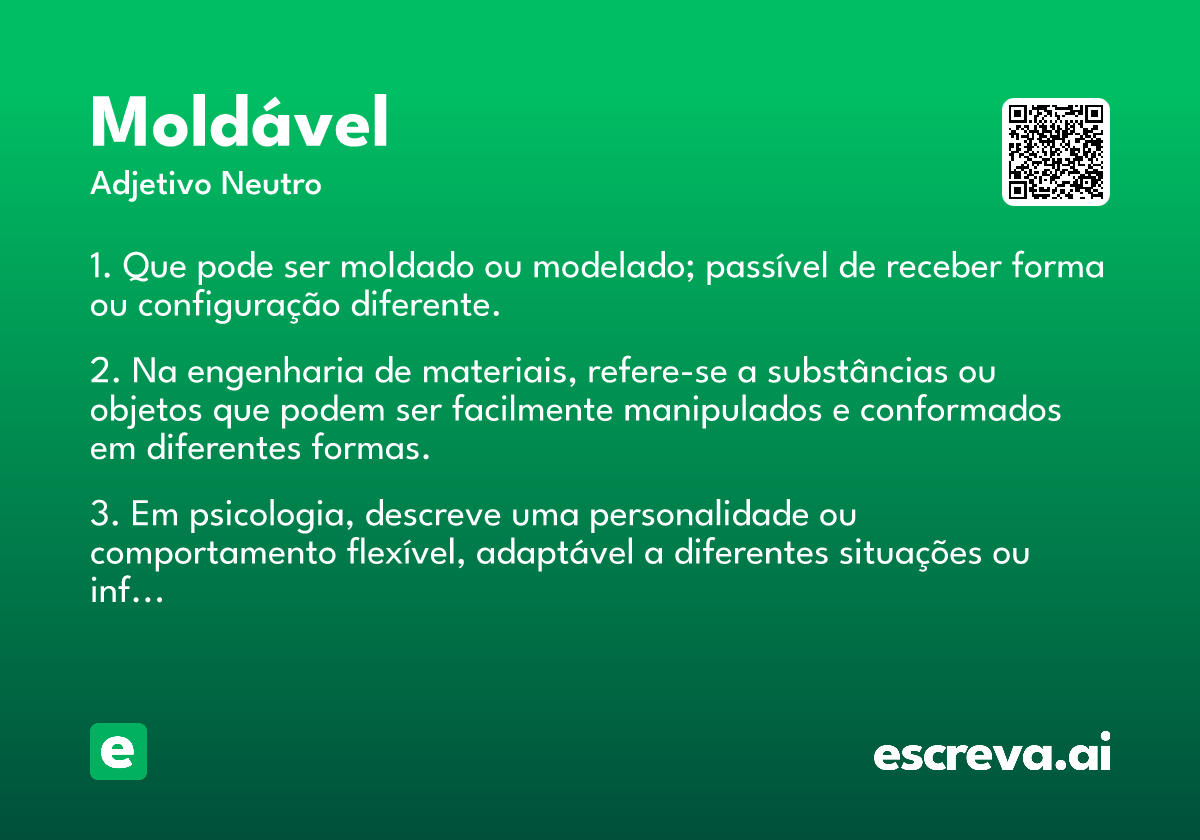 moldável