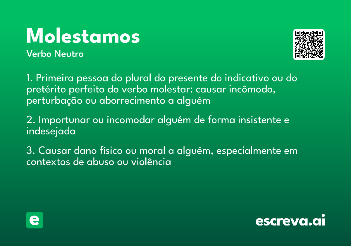 molestamos