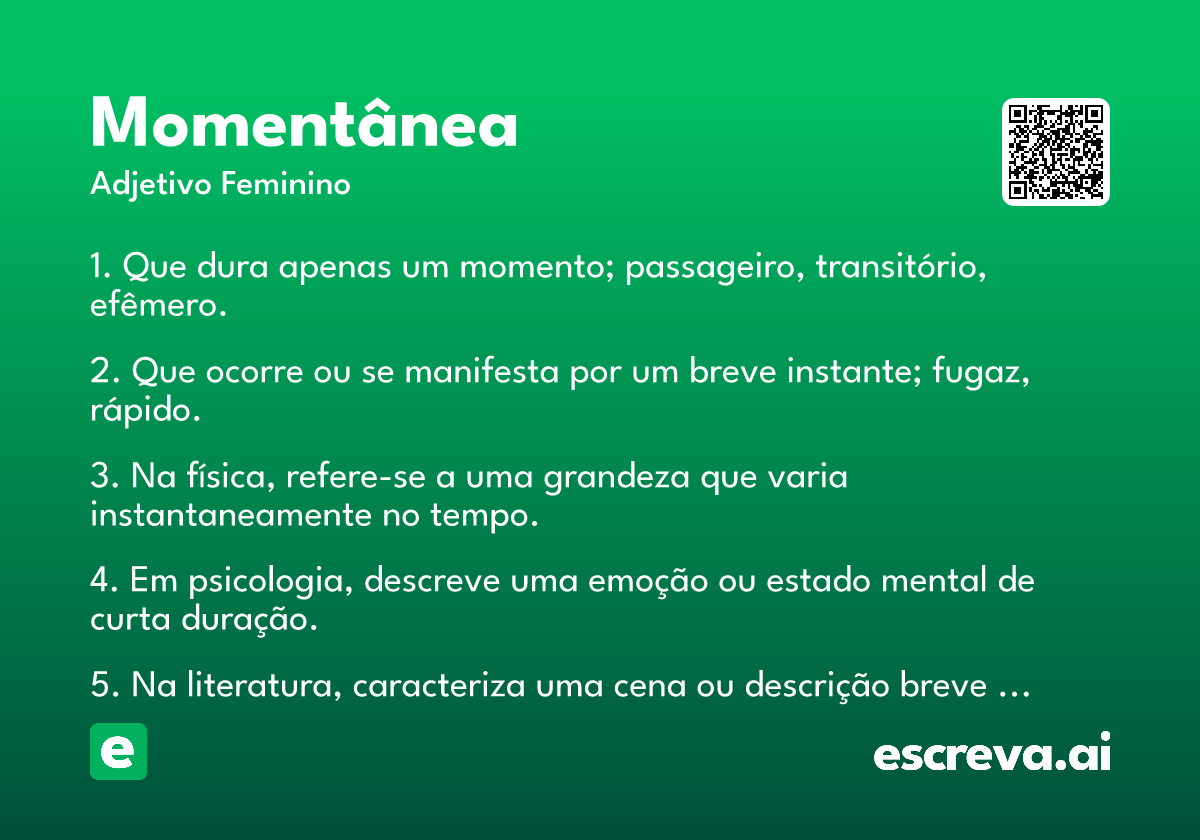 momentânea