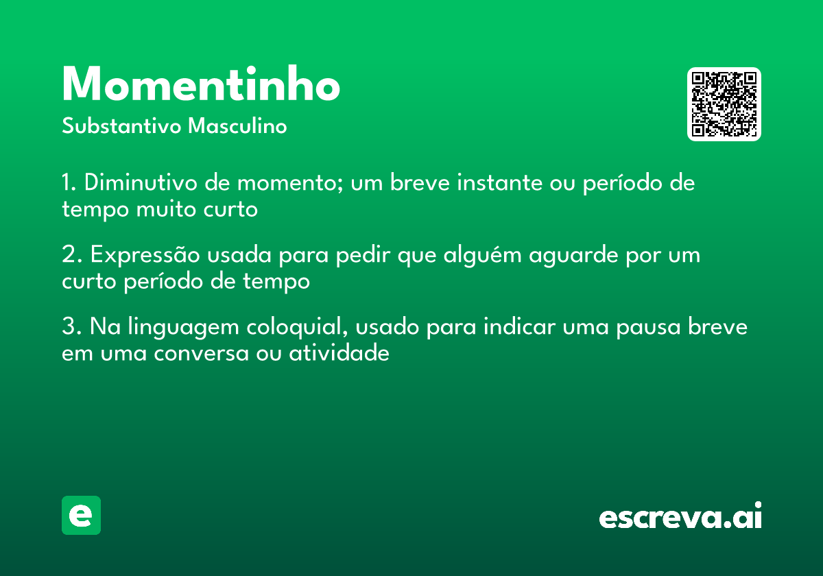 momentinho