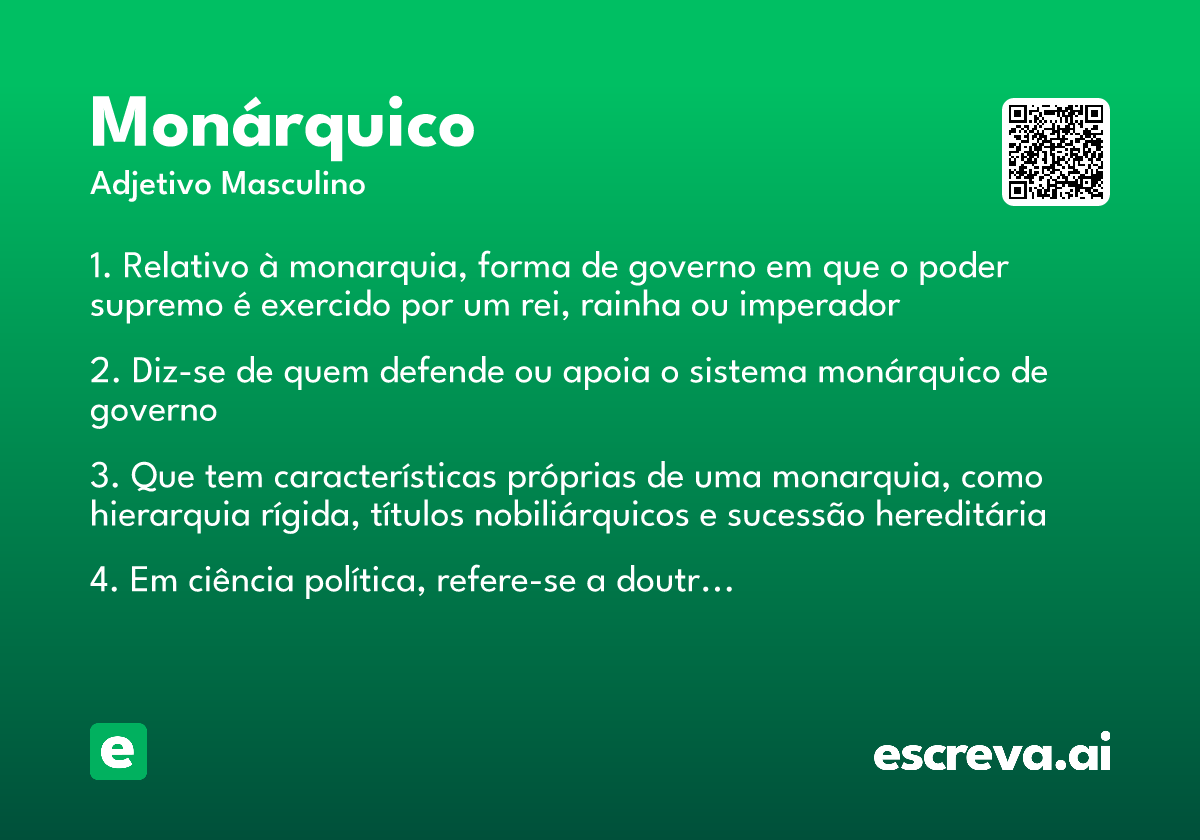 monárquico