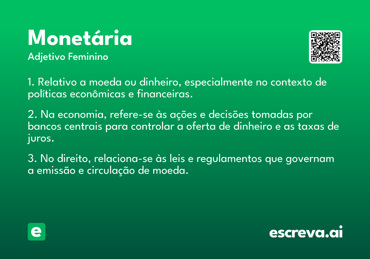 monetária