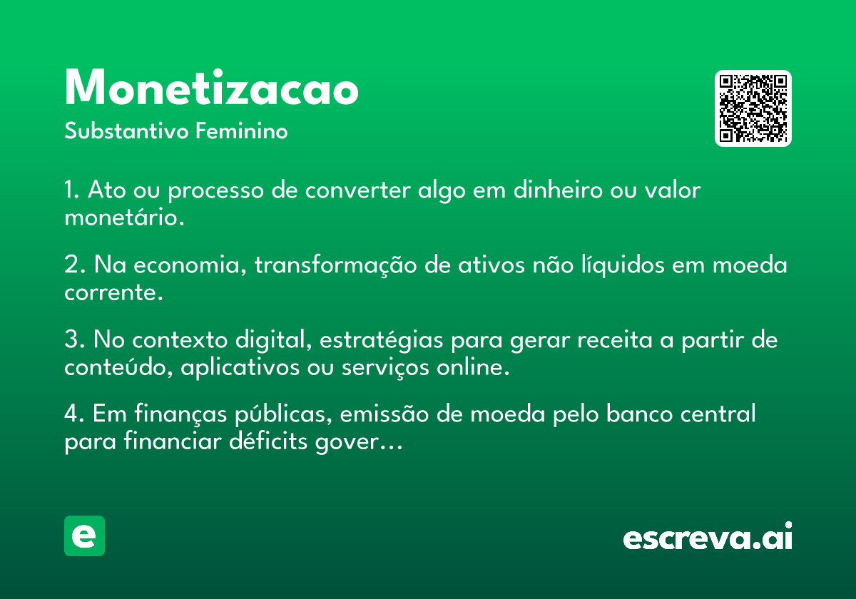 monetizacao