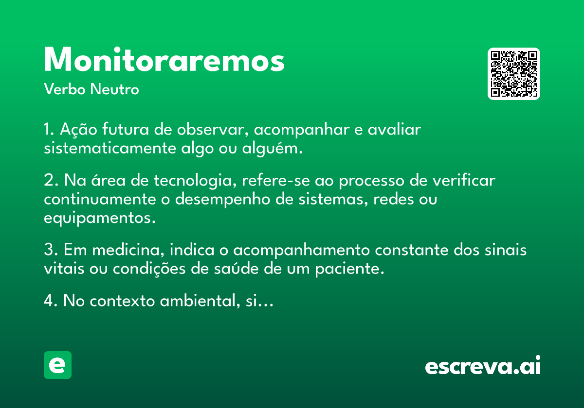 monitoraremos