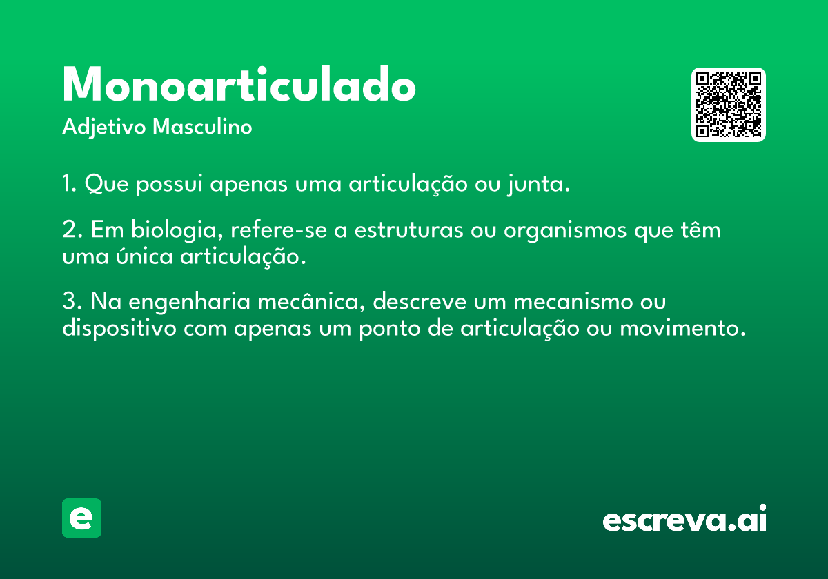 monoarticulado