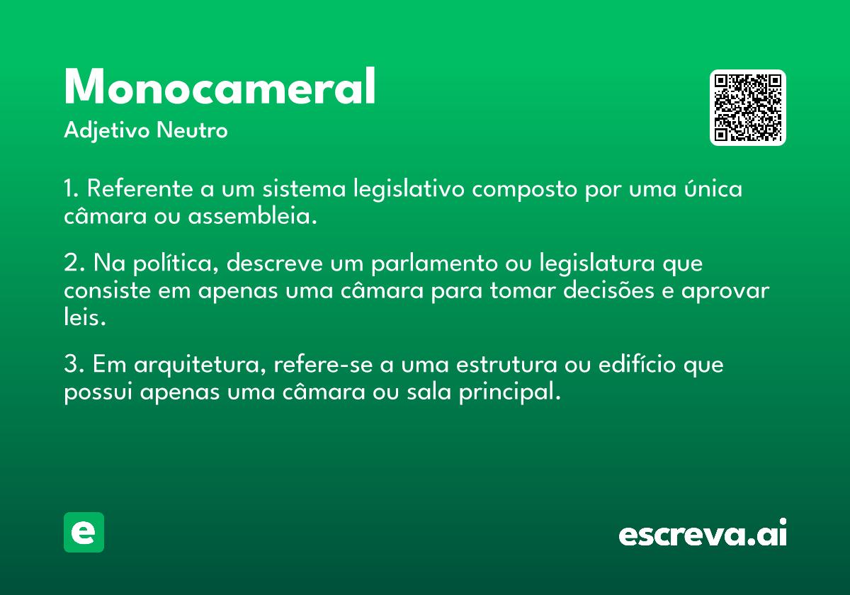 monocameral