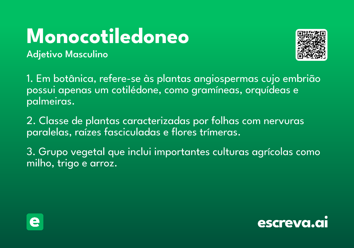 monocotiledoneo