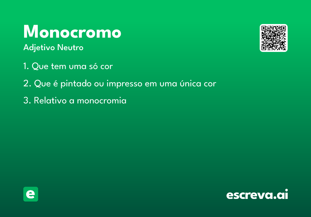 monocromo