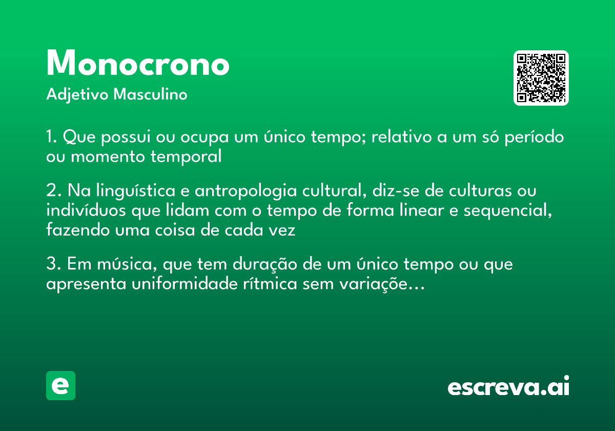 monocrono