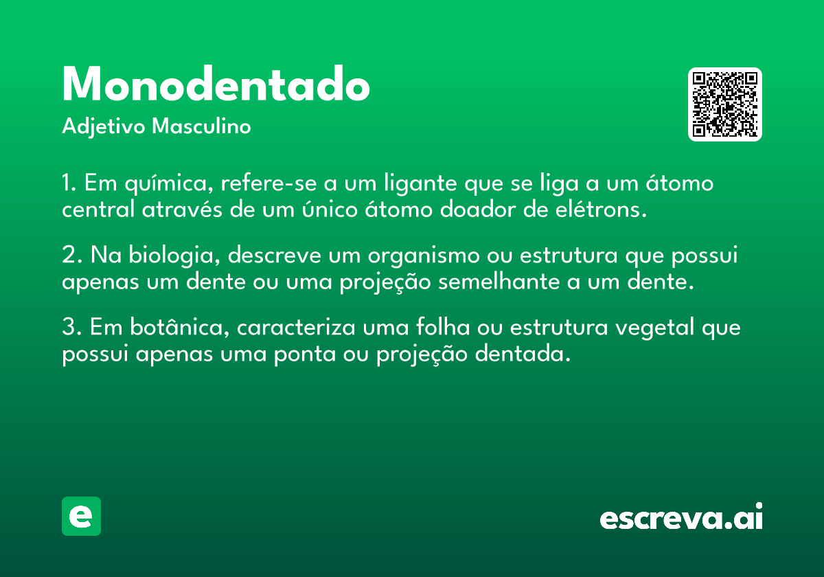 monodentado