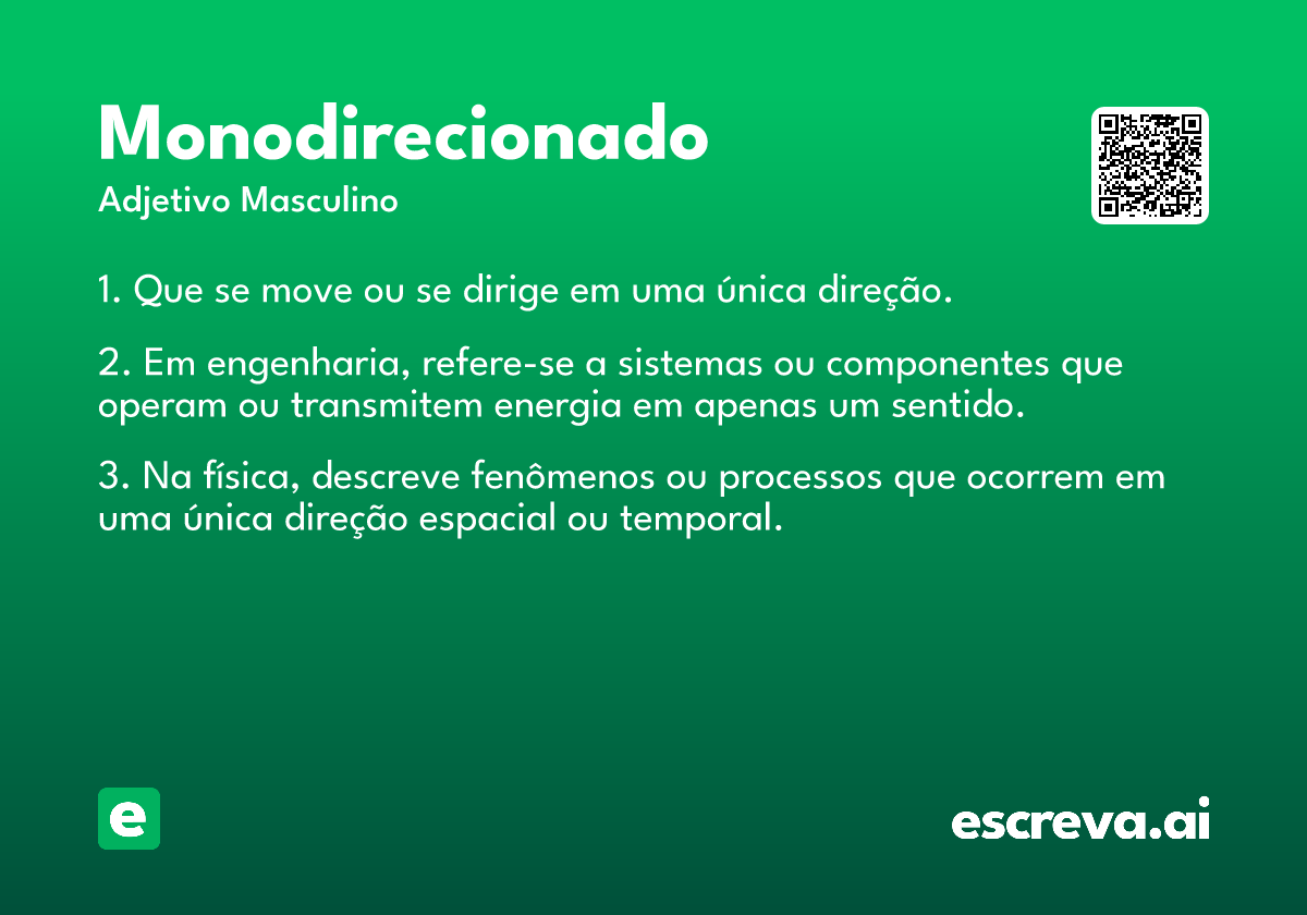 monodirecionado