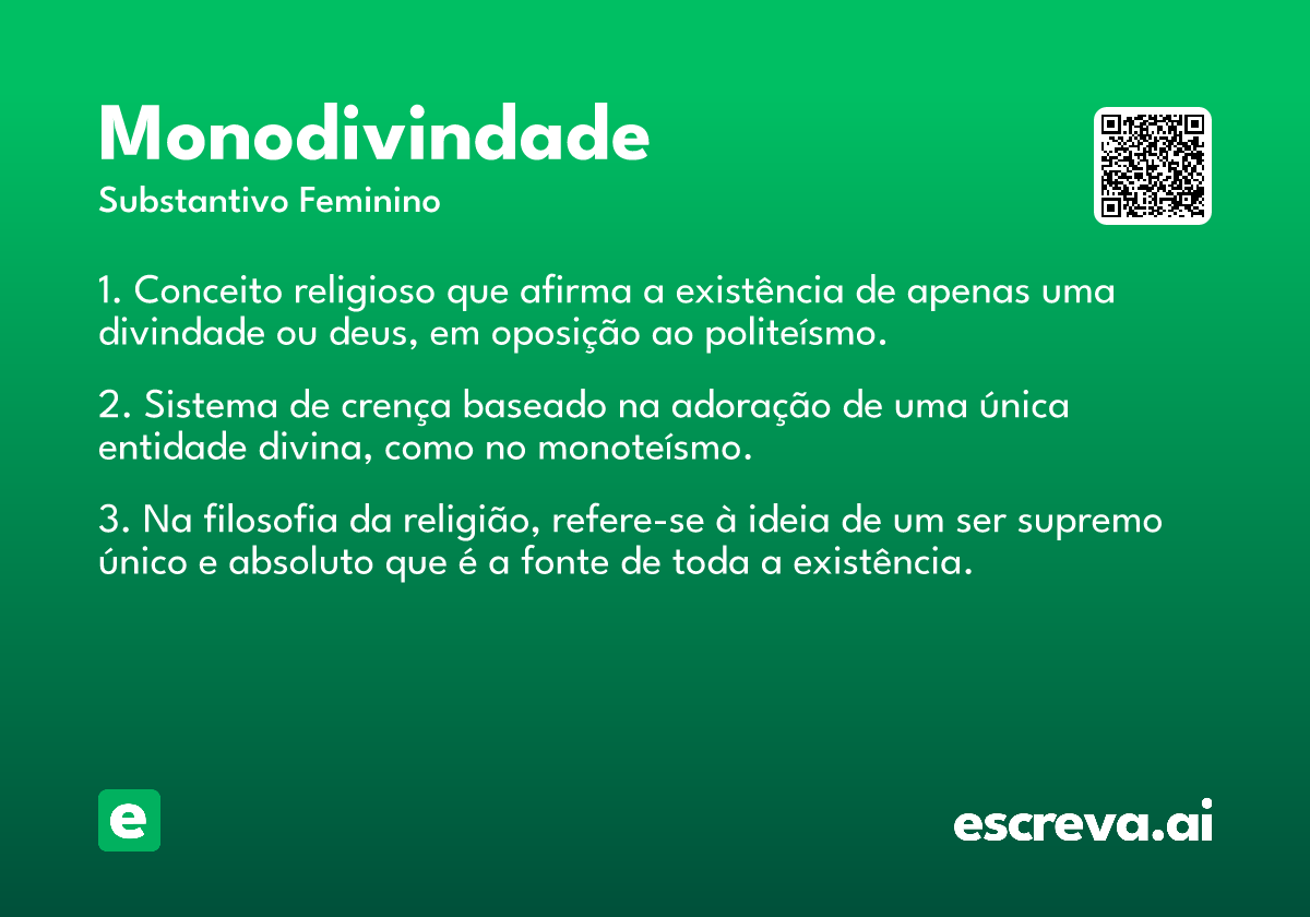 monodivindade