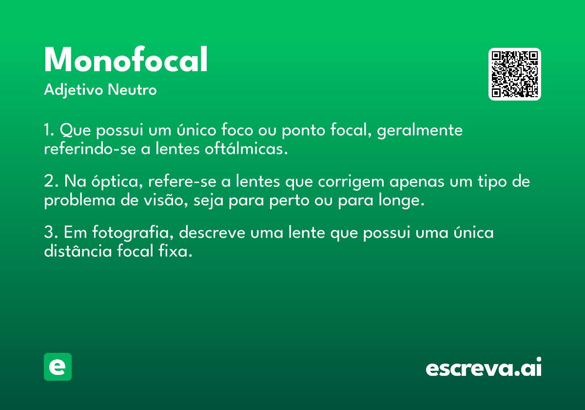 monofocal