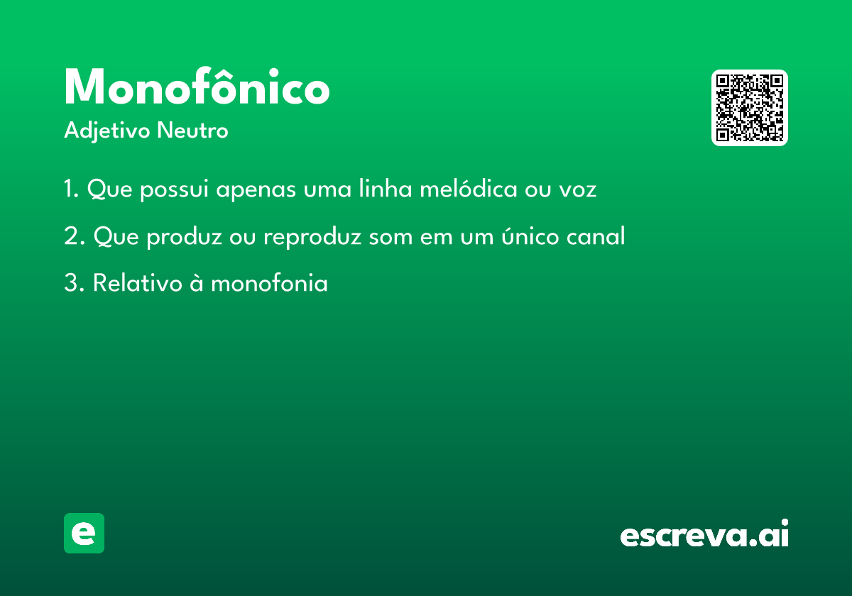 monofônico