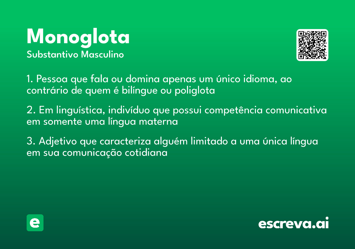 monoglota