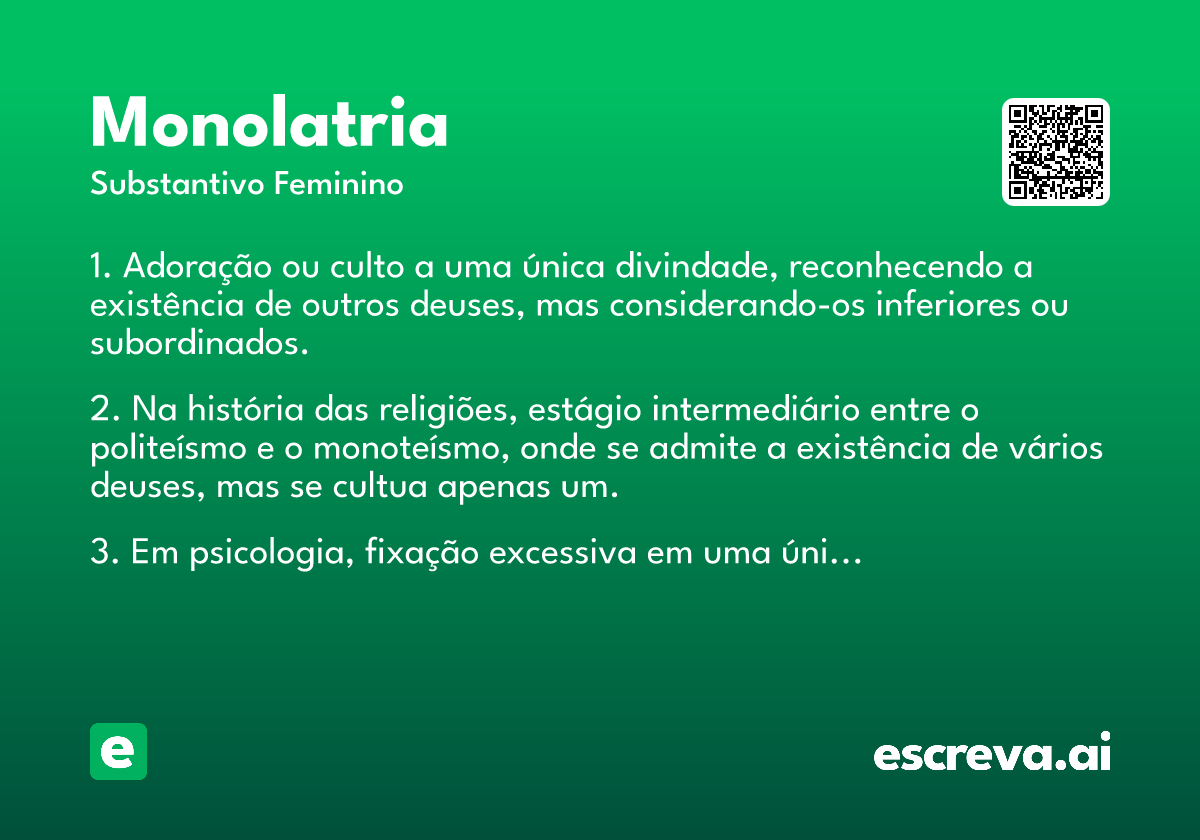monolatria