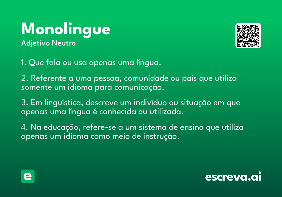 monolingue
