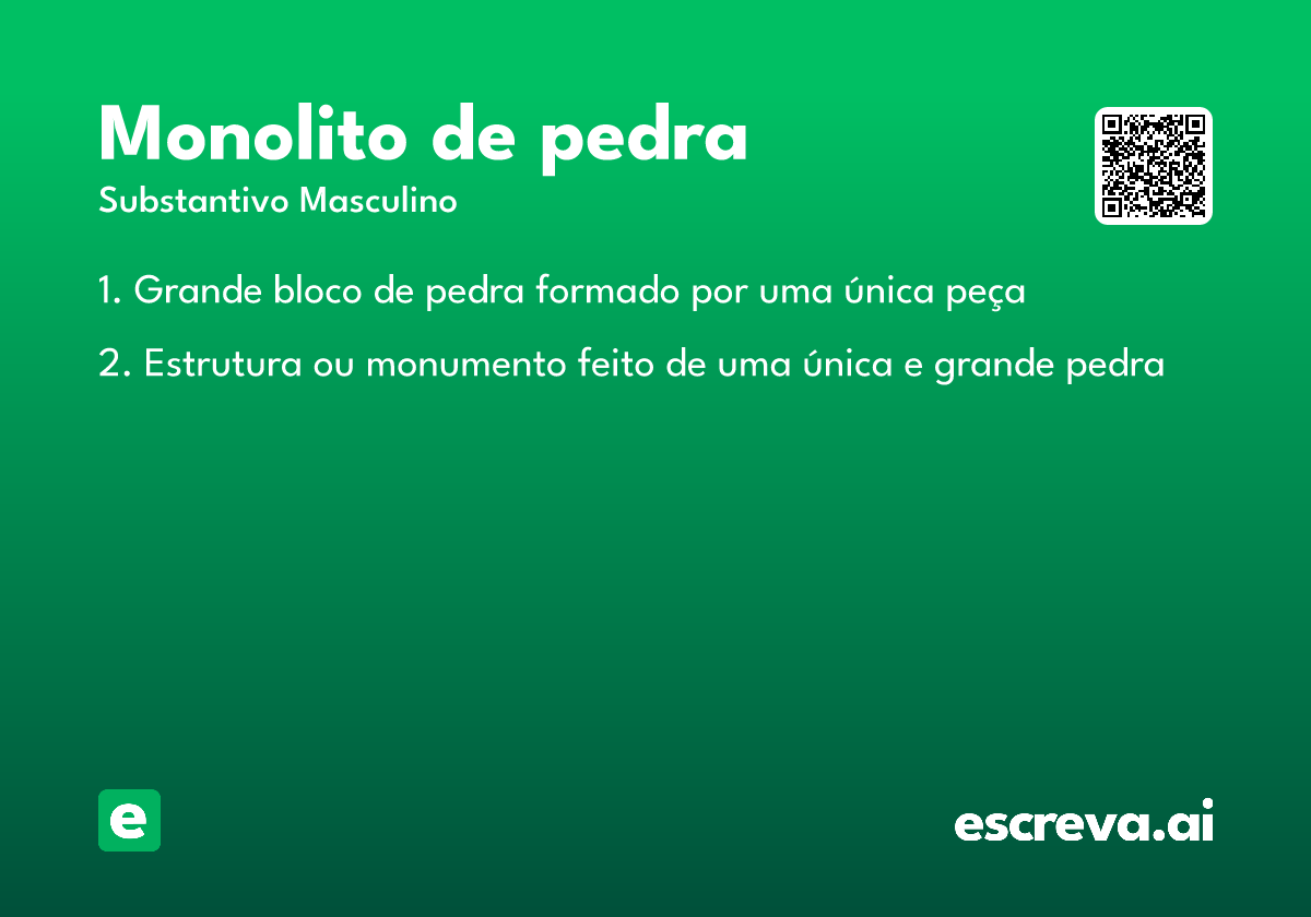 monolito de pedra