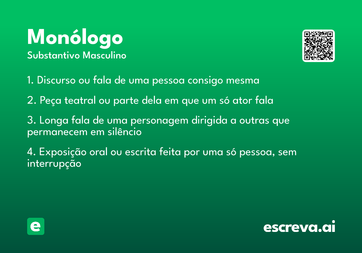 monólogo