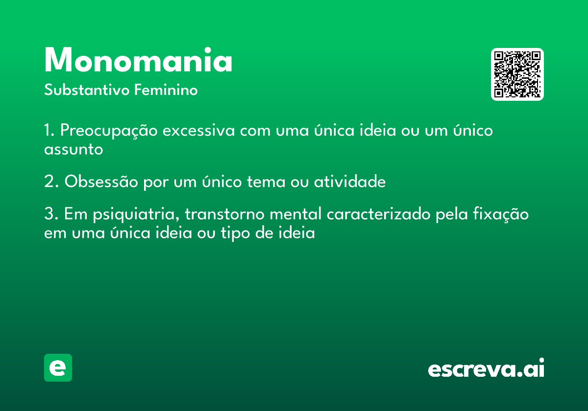 monomania