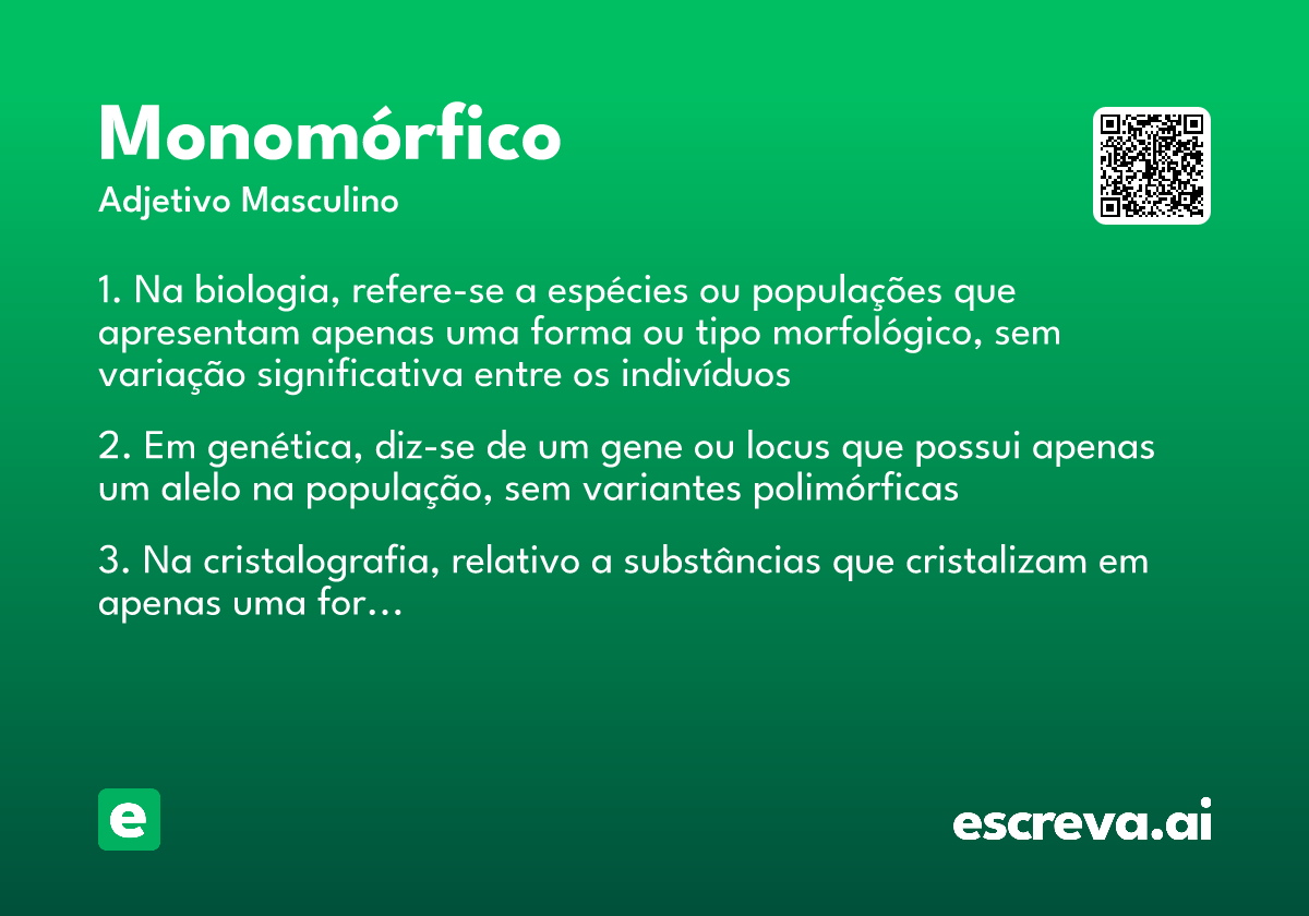 monomórfico