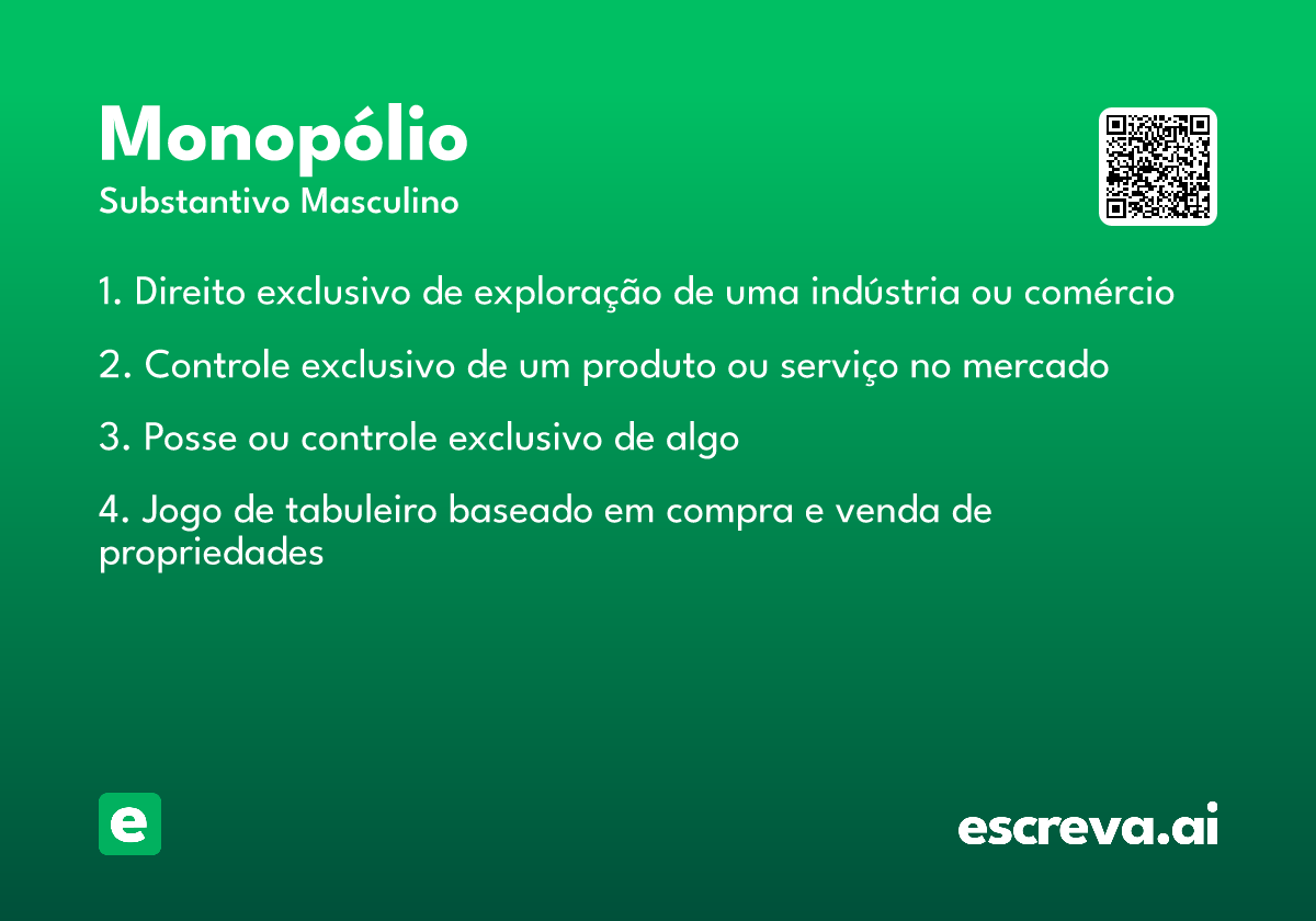 monopólio