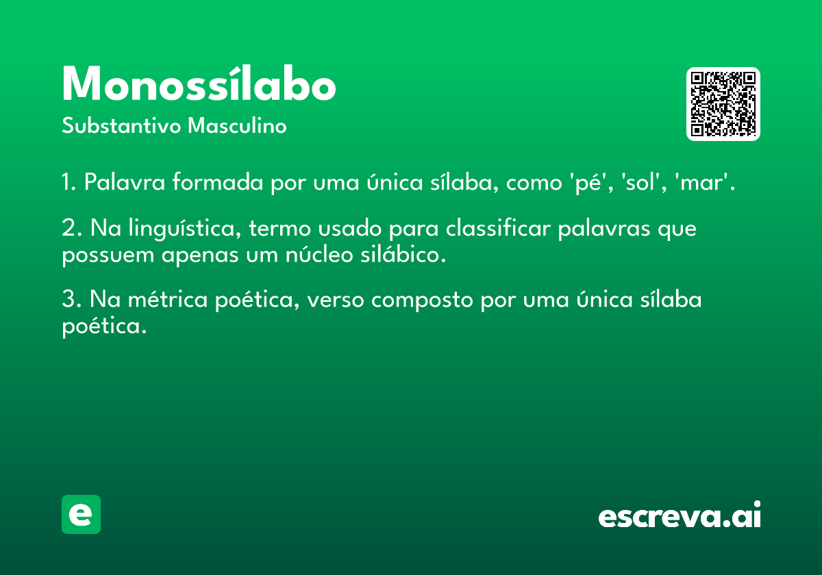 monossílabo