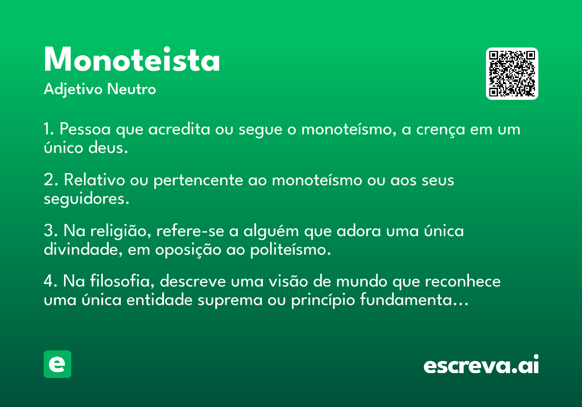 monoteista