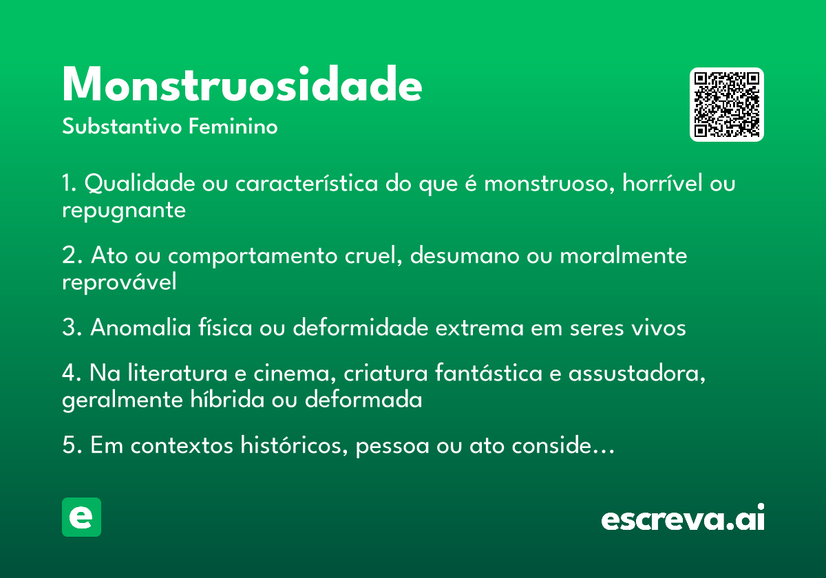 monstruosidade