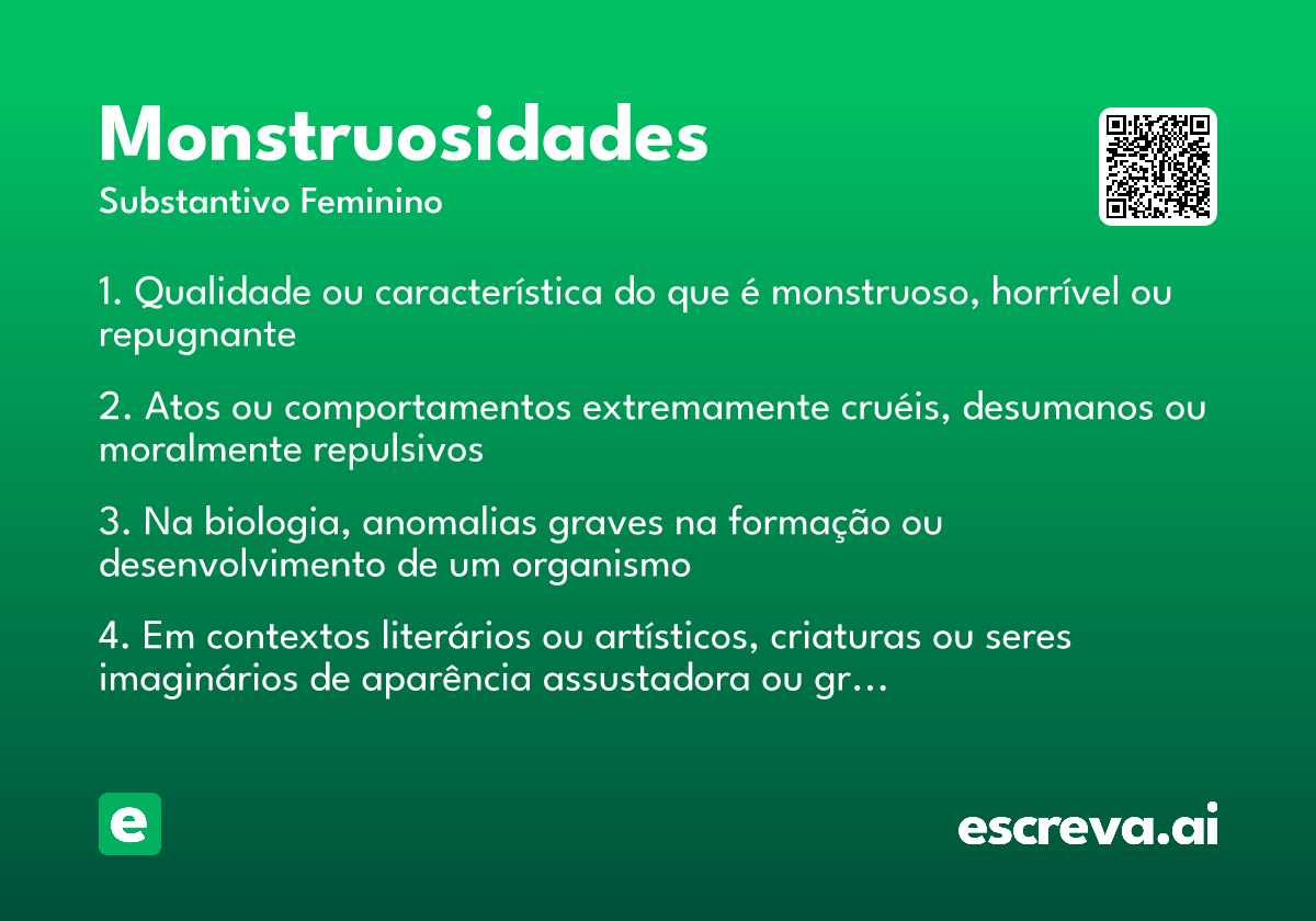 monstruosidades