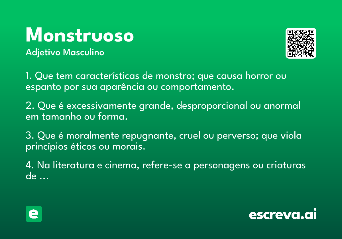 monstruoso