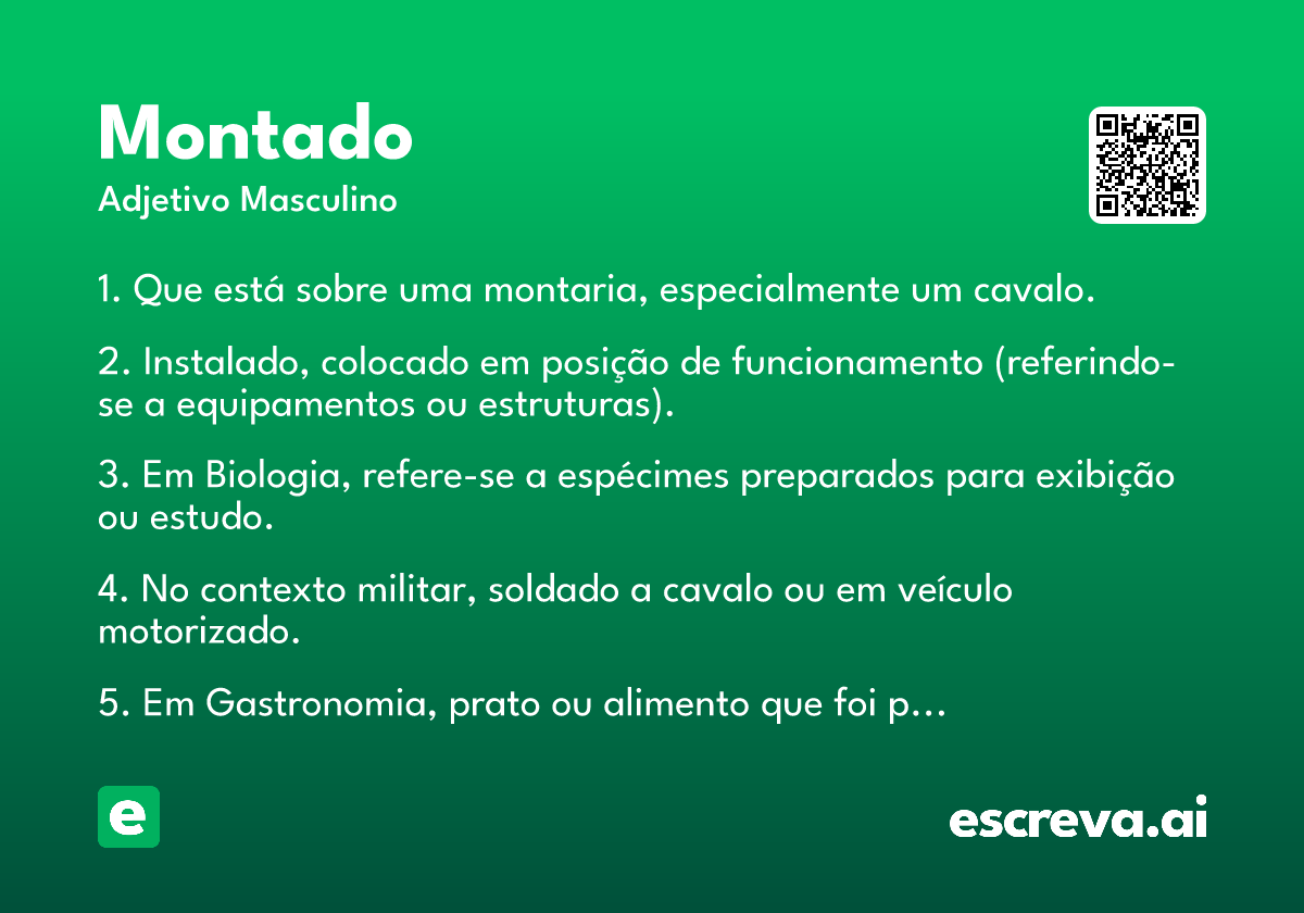 montado