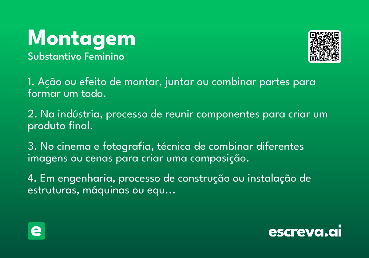 montagem