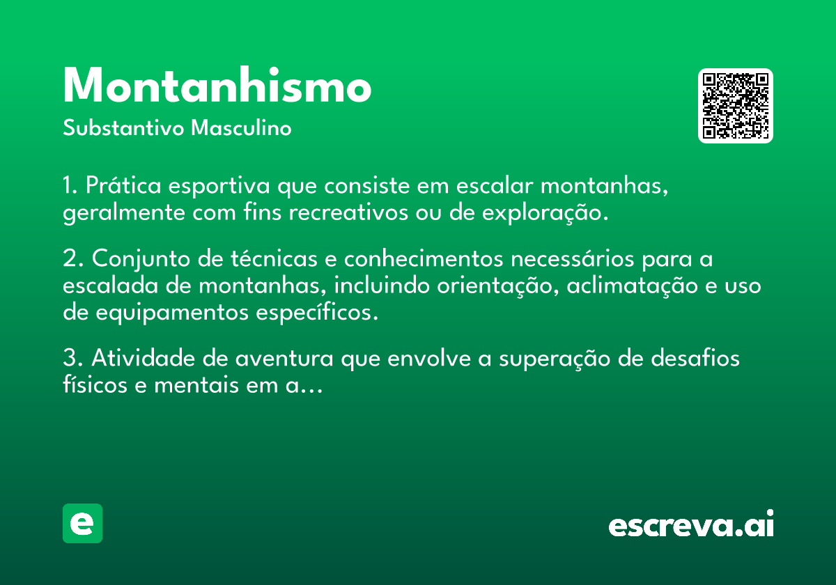 montanhismo