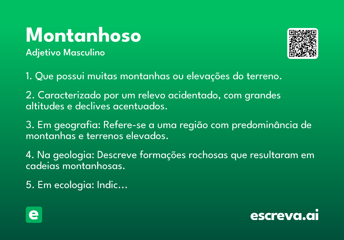 montanhoso