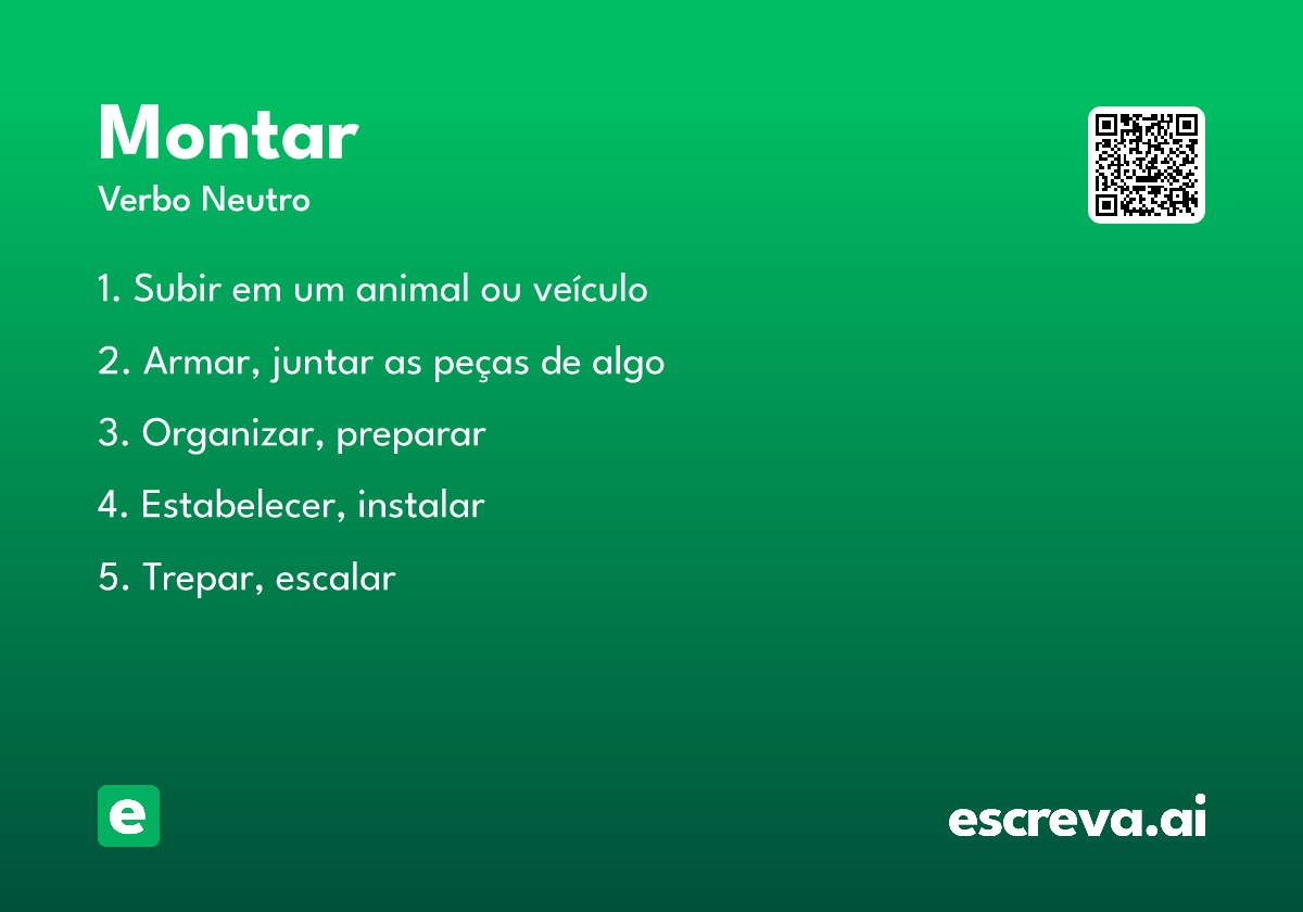montar