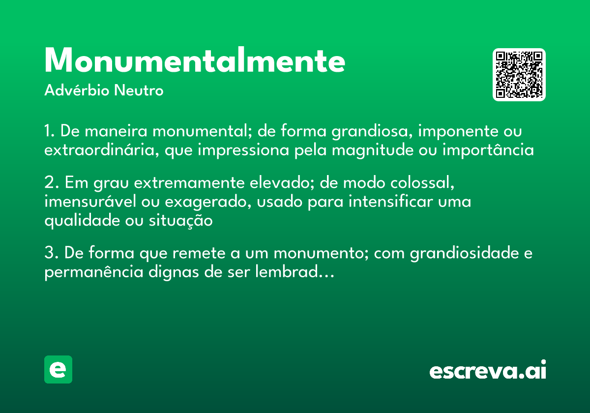 monumentalmente