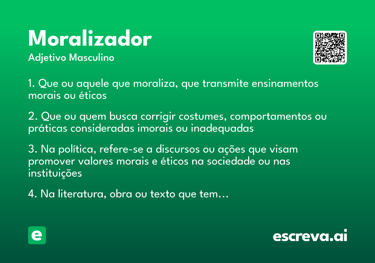 moralizador
