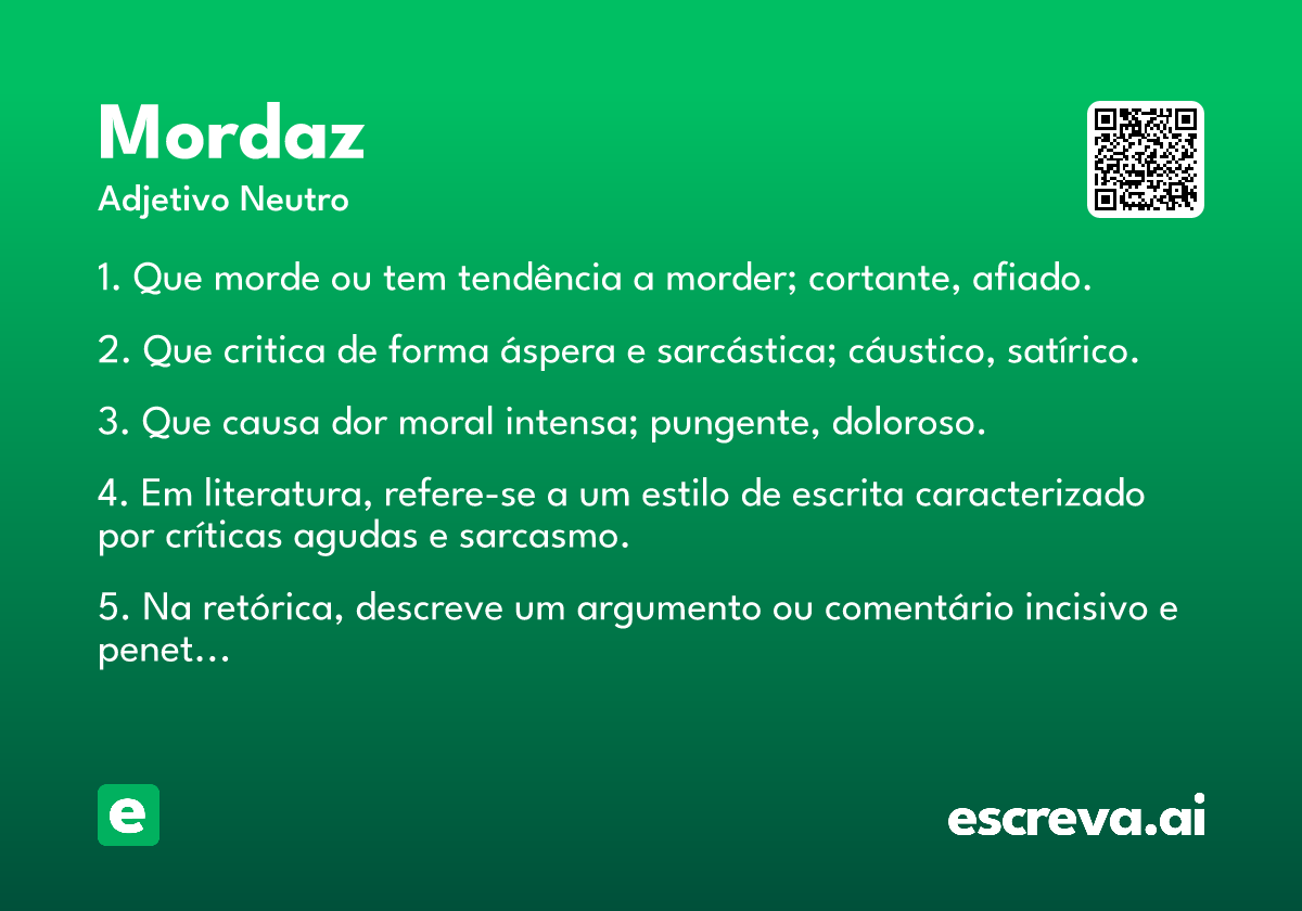 mordaz