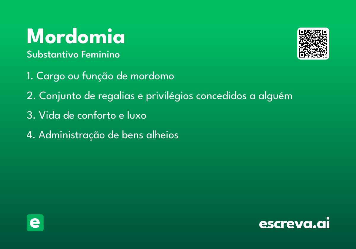 mordomia