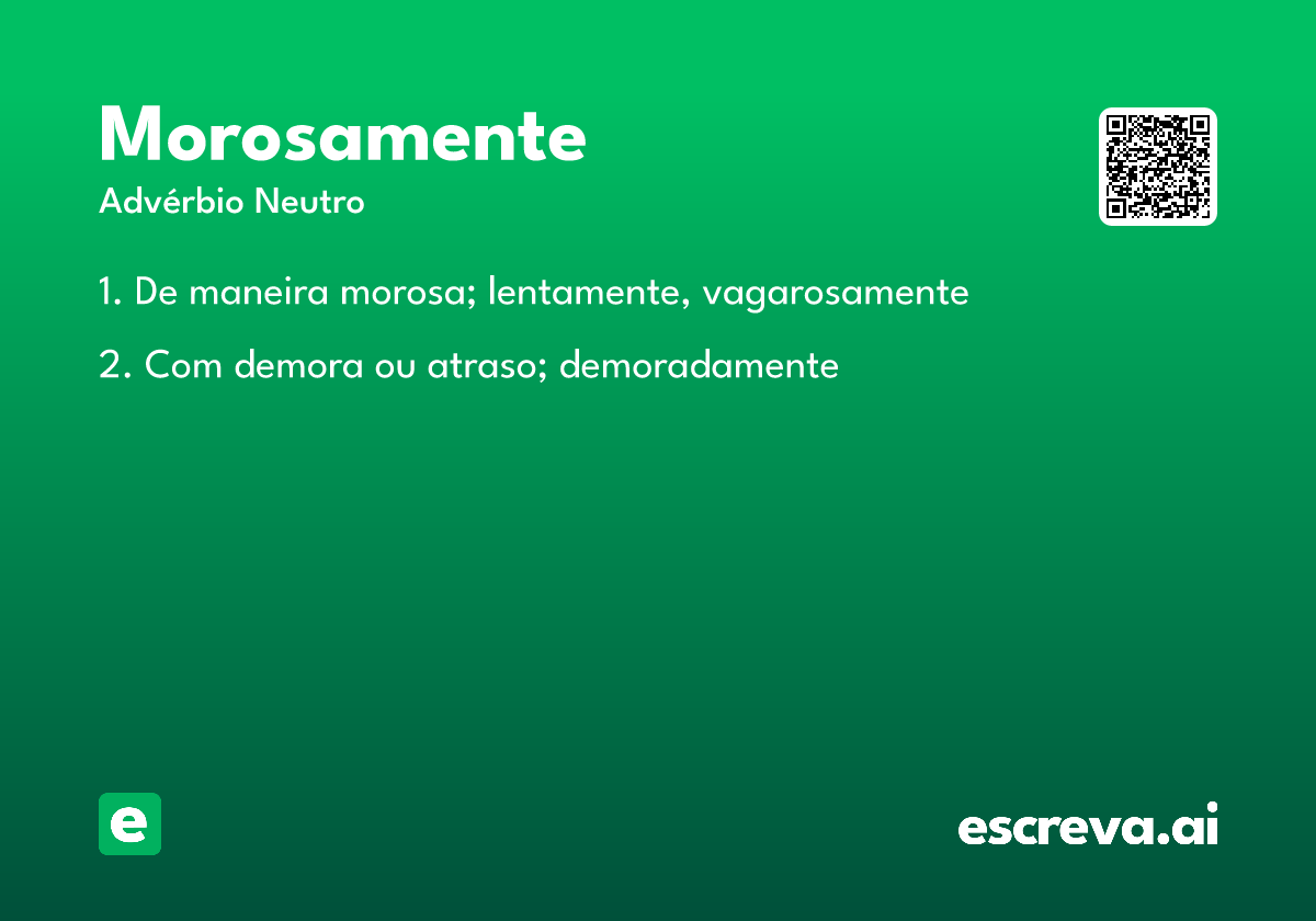 morosamente