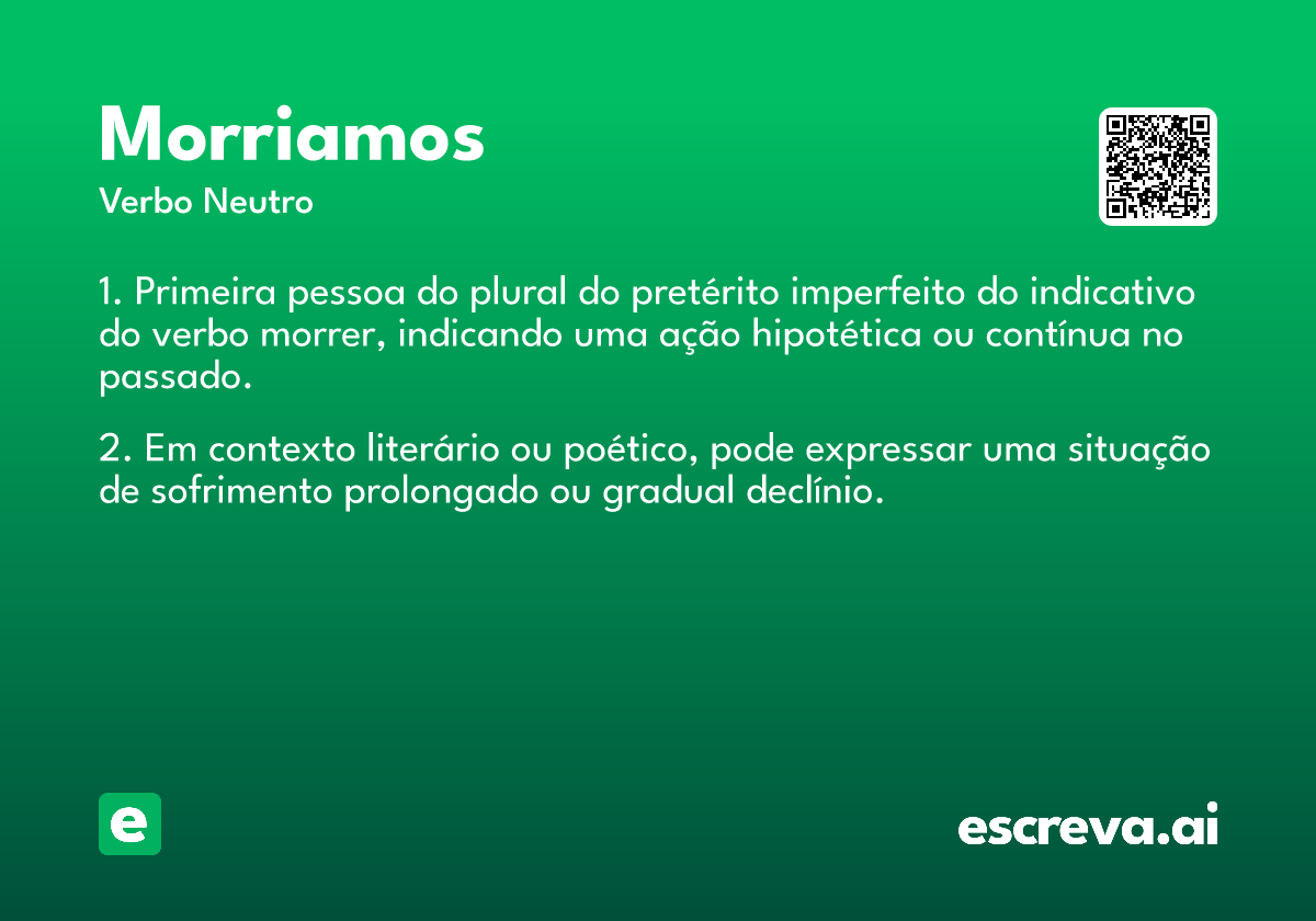 morriamos