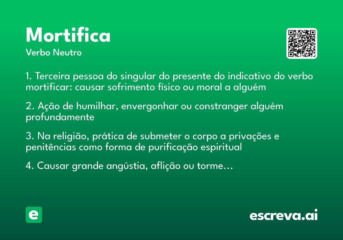 mortifica