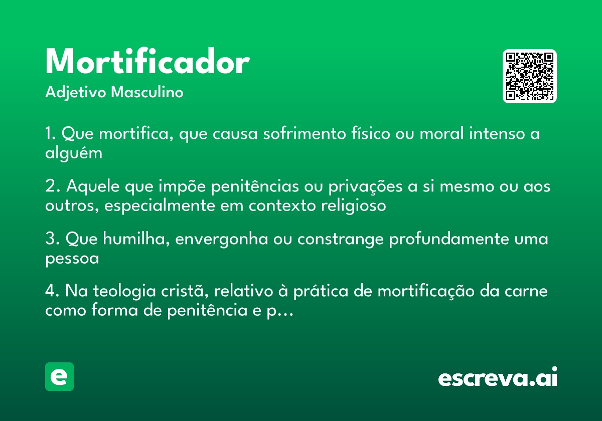 mortificador