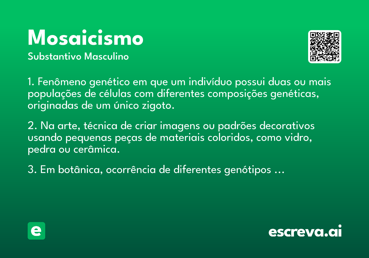 mosaicismo